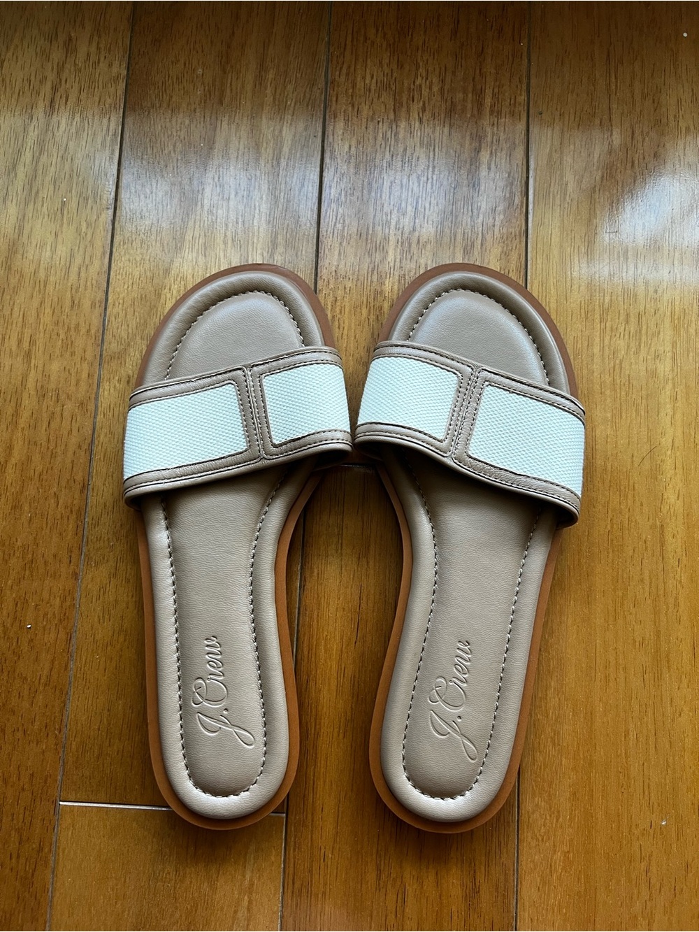 NWOB J Crew Sandals Slides size 7.5 Made in Italy